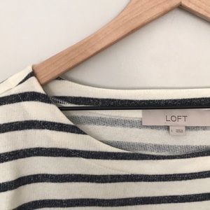 LOFT - large stripped sweater